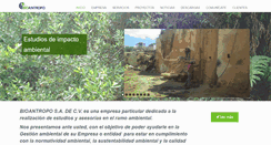Desktop Screenshot of bioantropo.com